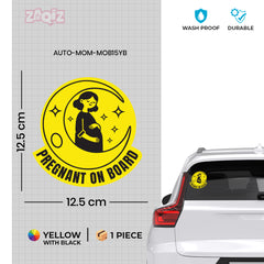 Unique Mom on Board Sticker for Visibility