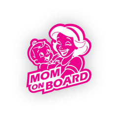 Clear Mom on Board Notice for Drivers