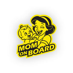 Clear Mom on Board Notice for Drivers