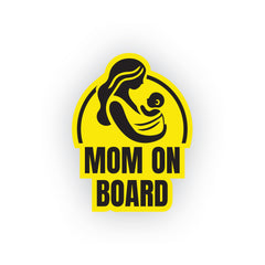 Elegant Mom on Board Sign for SUVs
