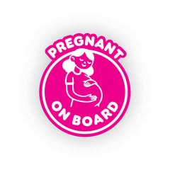 Adhesive Mom on Board Sticker for Cars