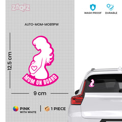 Premium Mom on Board Car Decal Design