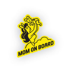 Charming Mom on Board Sign for Cars