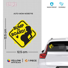 Elegant Mom on Board Vehicle Sign