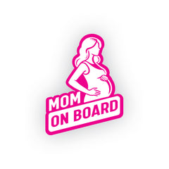 Chic Mom on Board Tag for Safe Driving