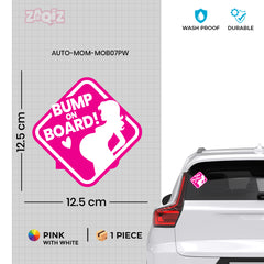 Elegant Mom on Board Vehicle Sign