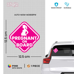 Bold Mom on Board Sticker for SUVs