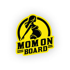 Mom on Board Safety Label for Smooth Drives