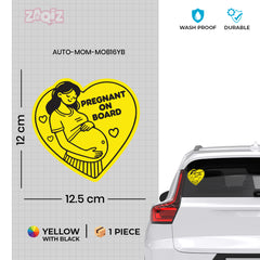 Mom on Board Sticker for Family Vehicles