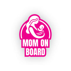 Elegant Mom on Board Sign for SUVs
