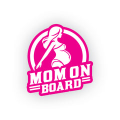 Mom on Board Safety Label for Smooth Drives