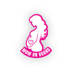 Premium Mom on Board Car Decal Design