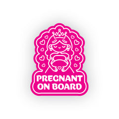Fun Mom on Board Decal for Safe Travel