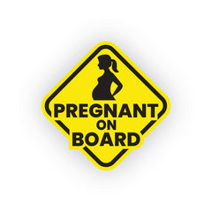 Bold Mom on Board Sticker for SUVs