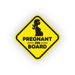 Mom on Board Safety Sign for Vehicles