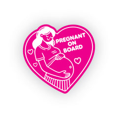 Mom on Board Sticker for Family Vehicles