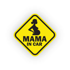 Mom on Board Notice for Safe Driving