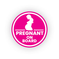 Eye-Catching Mom on Board Car Sticker