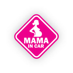Mom on Board Notice for Safe Driving