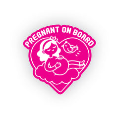 Eco-Friendly Mom on Board Sign for Vehicles