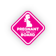 Mom on Board Safety Sign for Vehicles
