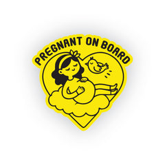 Eco-Friendly Mom on Board Sign for Vehicles