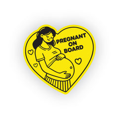 Mom on Board Sticker for Family Vehicles