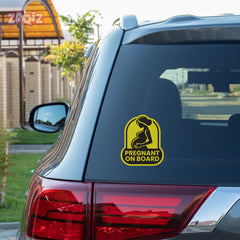 Mom on Board Sticker for Family-Oriented Drivers
