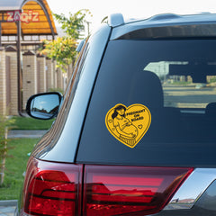Mom on Board Sticker for Family Vehicles