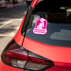 Mom on Board Sticker for Family-Oriented Drivers