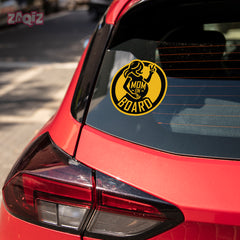 Minimalist Mom on Board Safety Decal