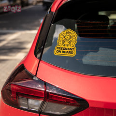 Fun Mom on Board Decal for Safe Travel