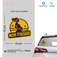 Mom on Board Safety Notice for Vehicles