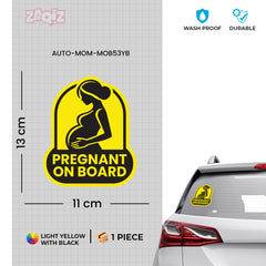 Mom on Board Sticker for Family-Oriented Drivers