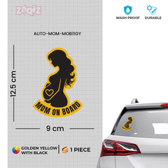 Premium Mom on Board Car Decal Design