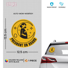 Unique Mom on Board Sticker for Visibility