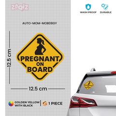 Bold Mom on Board Sticker for SUVs