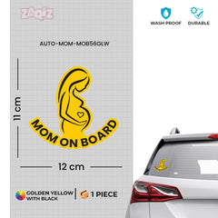 Zaqiz Stickers – Elegant Mom on Board Sign Stickers