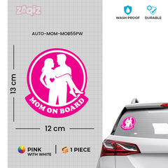 Zaqiz Stickers – Stylish Mom on Board Vehicle Stickers