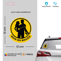 Zaqiz Stickers – Stylish Mom on Board Vehicle Stickers