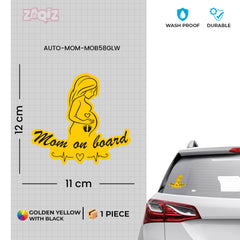 Zaqiz Stickers – Premium Mom on Board Safety Stickers