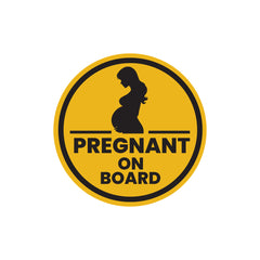 Eye-Catching Mom on Board Car Sticker