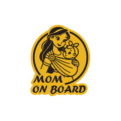 Mom on Board Sign for Family Car Safety