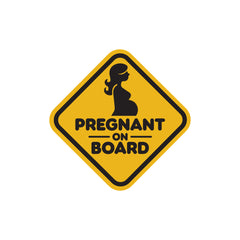 Mom on Board Safety Sign for Vehicles