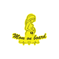Zaqiz Stickers – Premium Mom on Board Safety Stickers
