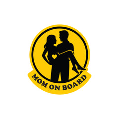 Zaqiz Stickers – Stylish Mom on Board Vehicle Stickers