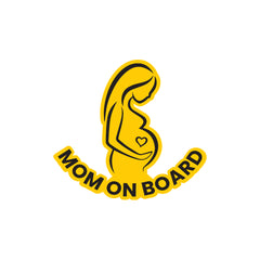 Zaqiz Stickers – Elegant Mom on Board Sign Stickers
