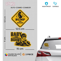 Buy Baby on Board Stickers, Mom on Board Stickers & Compost Stickers Online
