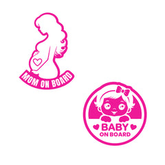 Baby on Board, Mom on Board & Compost Stickers | Durable & Eco-Friendly