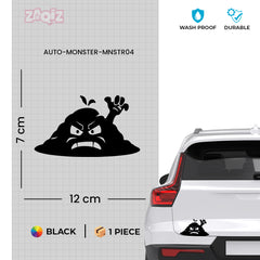 Zaqiz Monster Stickers – Scary Cool Style for Cars & Bikes